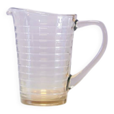 Vintage glass Broksø jug Holmegaard