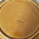 7 Sarreguemines water lily plates