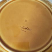 7 Sarreguemines water lily plates