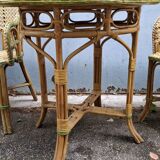 Vintage rattan lounge