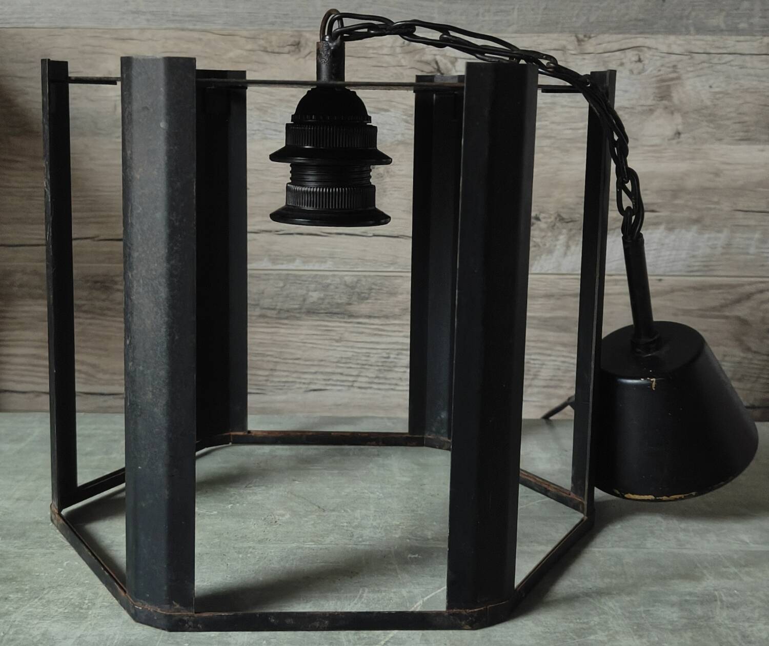 Hexagonal Pendant Lamp by Erik Höglund