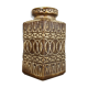 Fat lava pottery floor vase, Bodo Mans Bay Ceramics, Germany, 1970s
