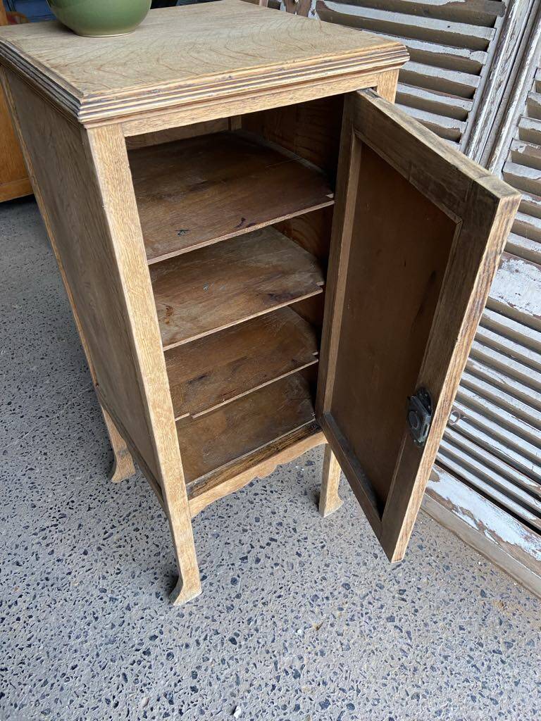 Unfinished wood storage unit