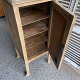 Raw wood occasional storage unit
