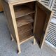 Unfinished wood storage unit