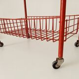 Vintage rolling dessert trolley
