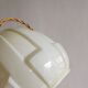 Suspension boule Art deco en opaline
