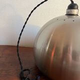 Space age metal suspension globe from the 80s