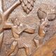 Important Monoxyle Panel, Bamoun Bas-Relief, Cameroon, Circa 1960