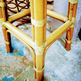 Rattan bar stool
