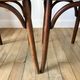Set of 5 baumann bistro chairs in bent wood stamped xxth