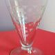 Lot 4 wine glasses conical shape