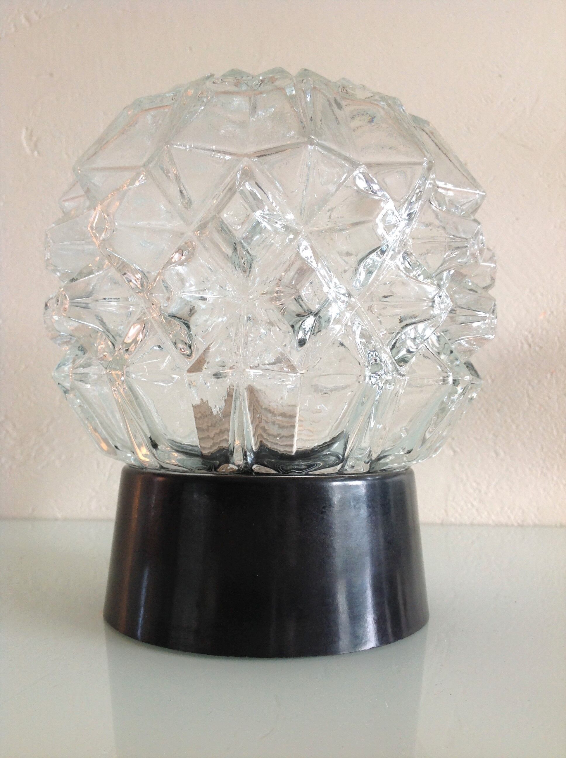 Plafonnier pointes de diamant par RZB Leuchten vintage années 60-70