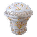 Bouquet holder / flower holder in Moustiers earthenware