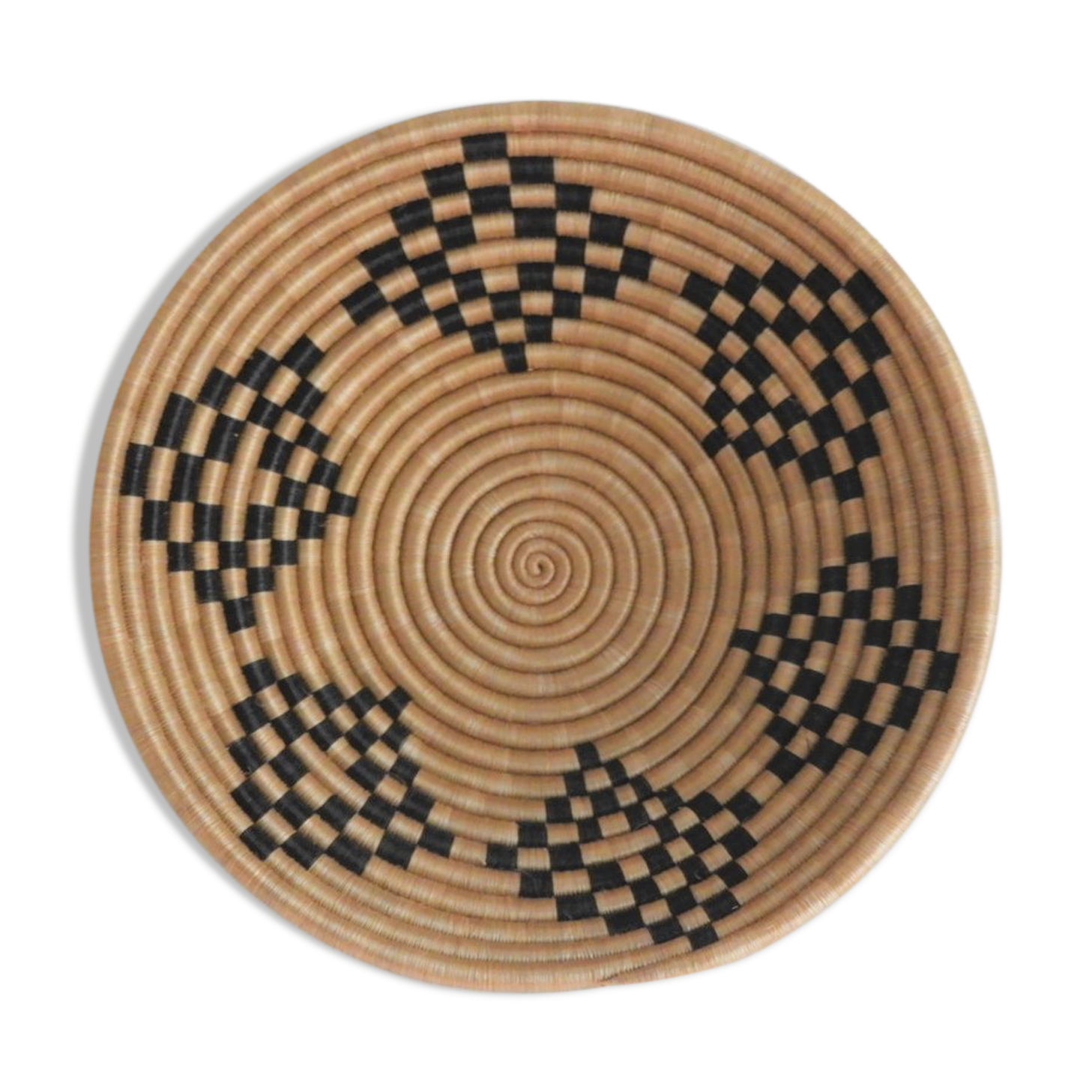 African mural basket