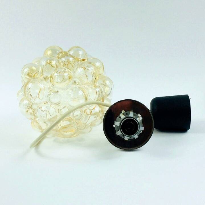Lustre en verre bulle du milieu du siècle par Helena Tynell pour Limburg, années 1960.