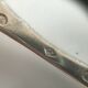 Covered solid silver single-flat punch big old warranty 1819-38