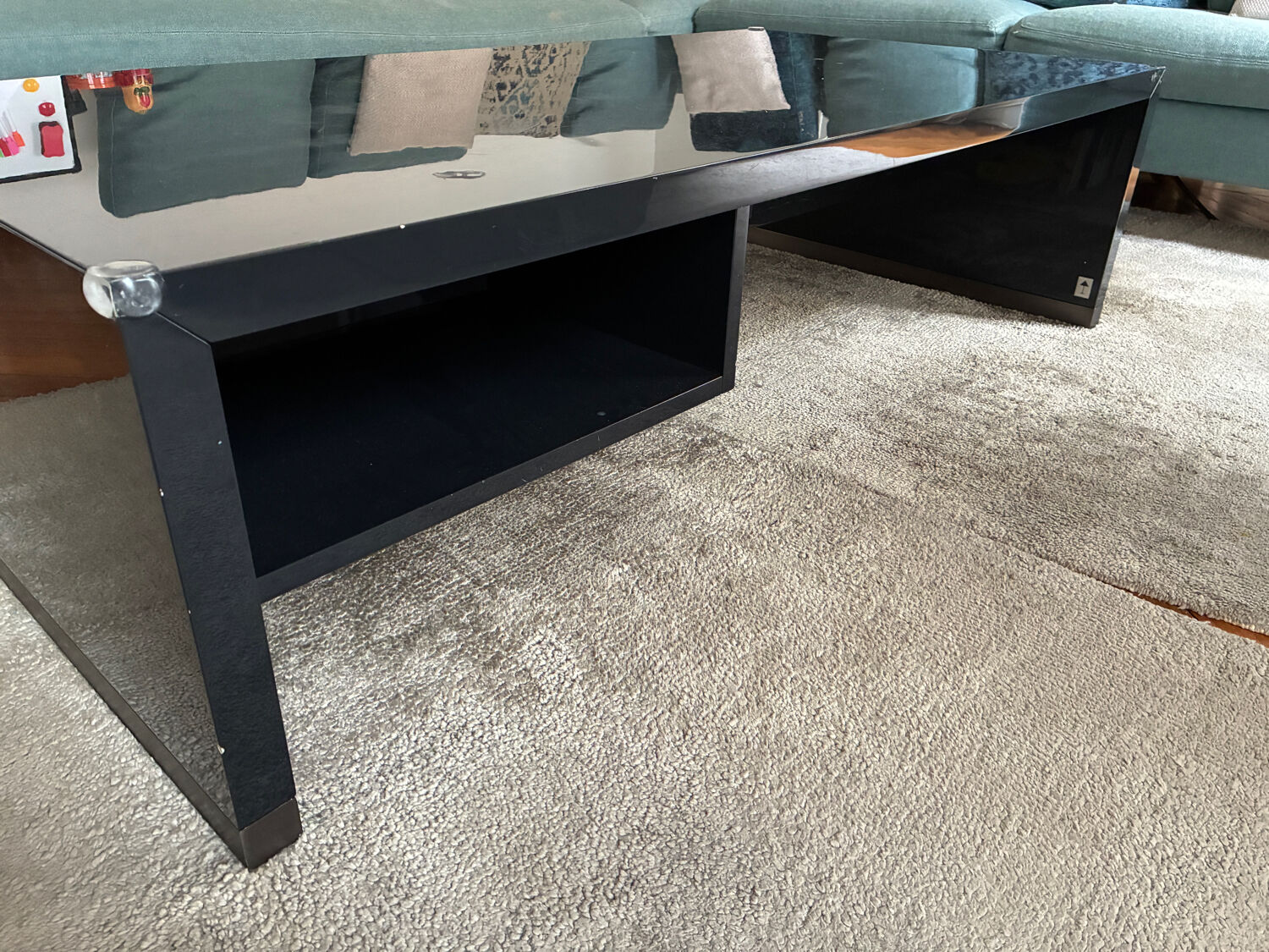 Armani Casa Black Lacquer Coffee Table