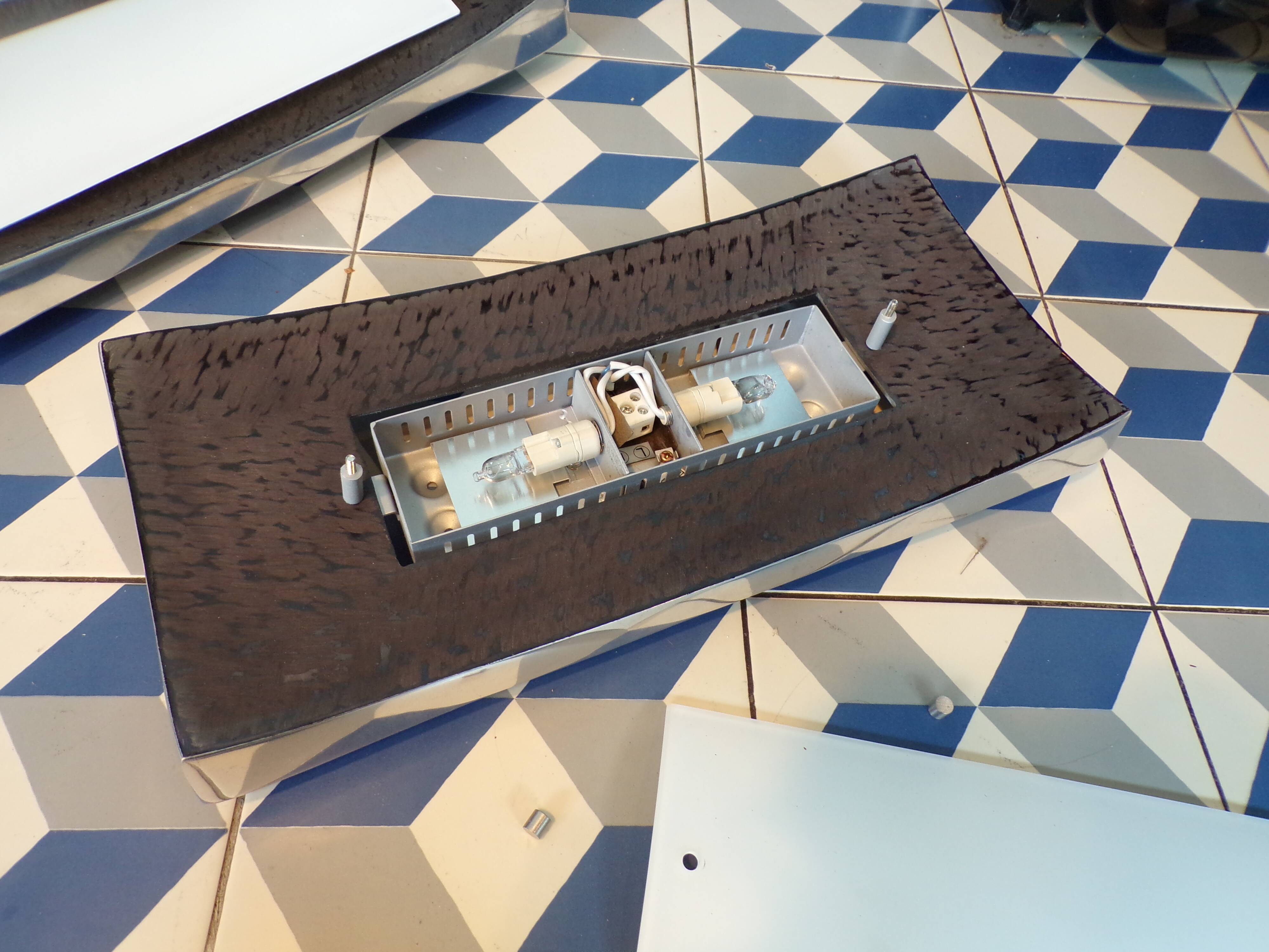 Pair of Fischer Leuchten wall lights design 1990