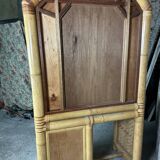 Vintage bamboo dressing table 1970