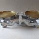Balance Roberval old avev copper tray