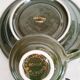Tasses à café de bistrot vertes Helvetia et 4 sous-tasses Pillivuyt