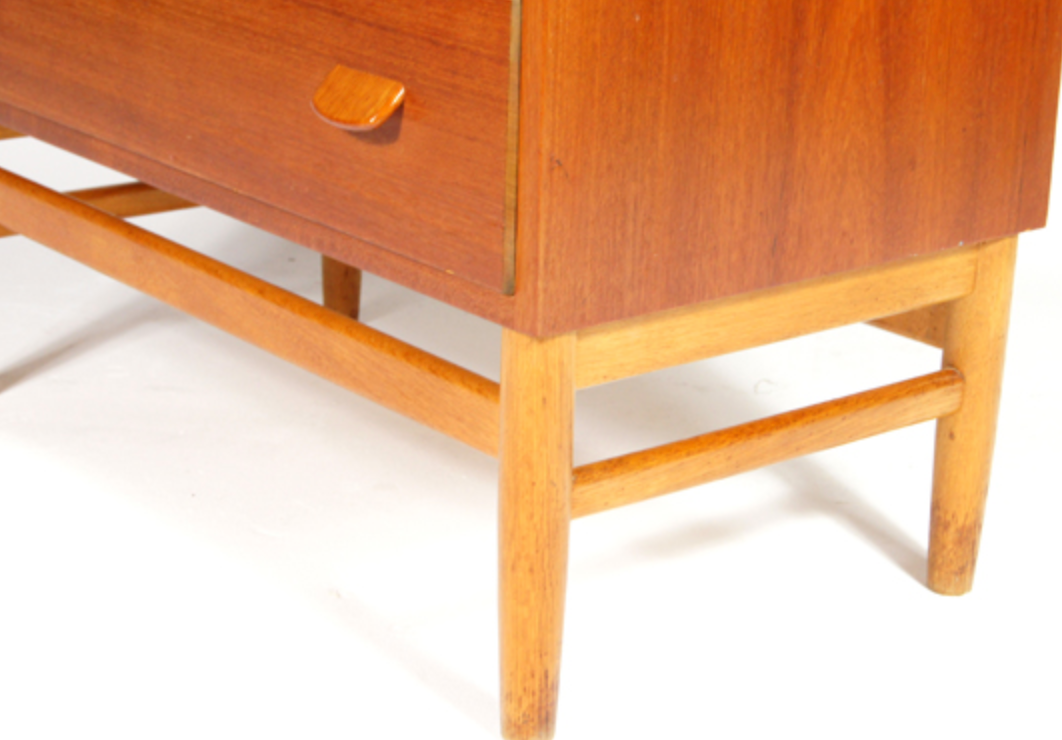 Danish vintage retro commodus Poul Volther FDB in teak 60s