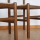 Pair of mulched bistro chairs