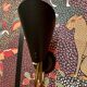 Applique noire Design scandinave 1950.