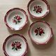 Set of four deep plates Digoin Sarreguemines, model Cibon.
