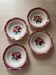 Set of four deep plates Digoin Sarreguemines, model Cibon.