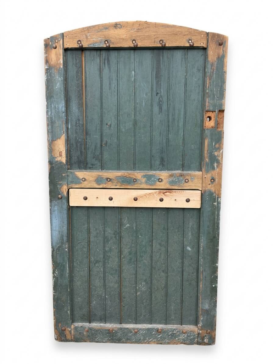 Solid oak door from the 19th century.