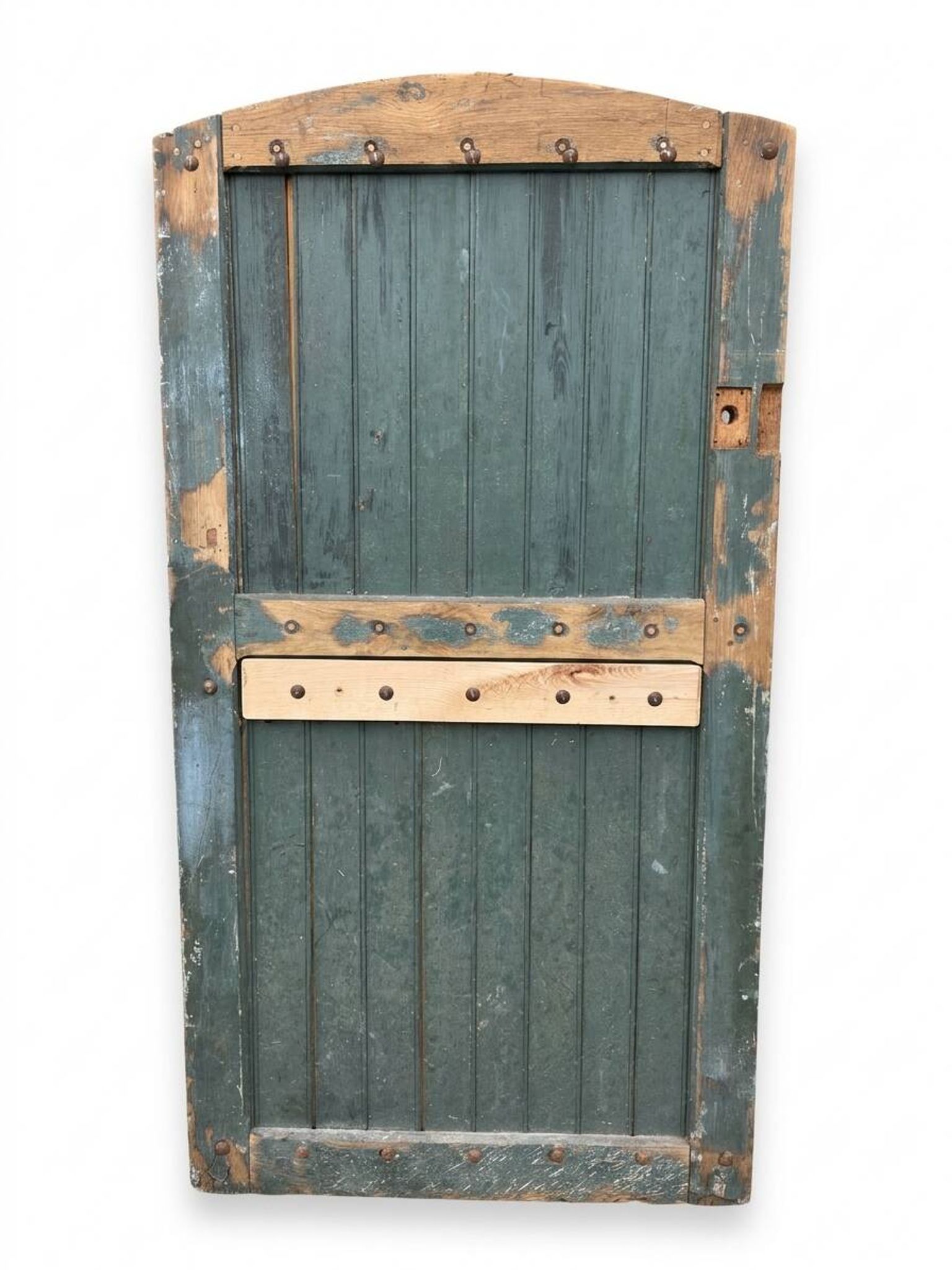 Solid oak door from the 19th century.