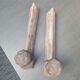 Pair of cast iron andirons