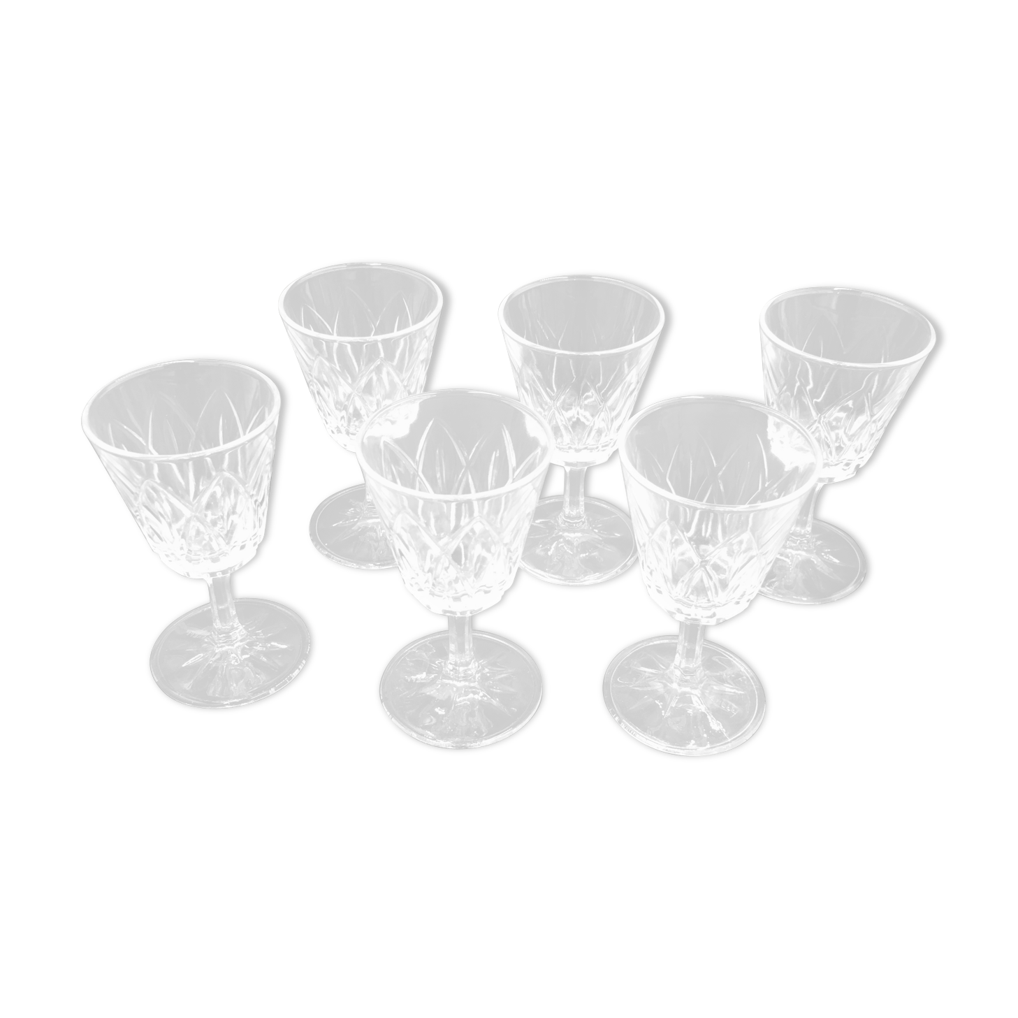 Set of 6 liqueur glasses