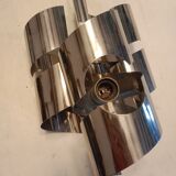 3-light chrome suspension