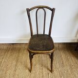 Antique bistro chair – J & J Kohn – curved wood