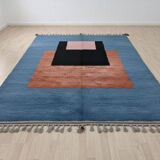 Traditional handmade pure wool rug, size 150 x 250 cm