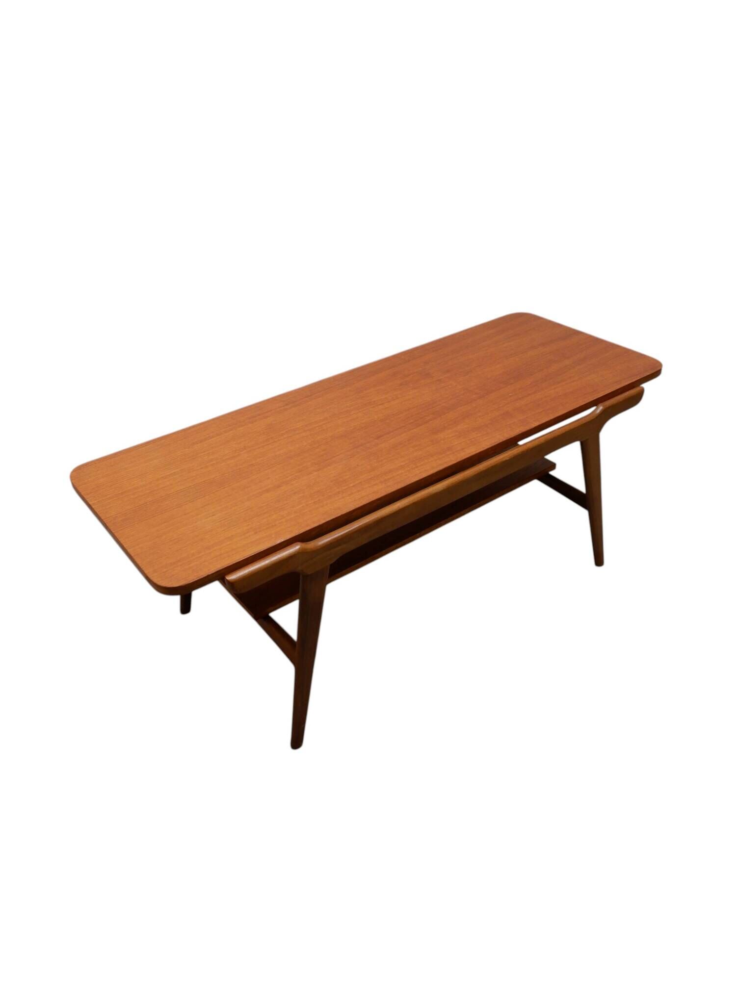 Vintage coffee table with reversible top.