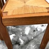 4 mulched and vintage elm chairs