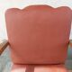 paire de fauteuils art déco, terracotta