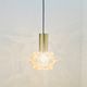 Mid-Century Modern Amber Bubble Glass Ceiling Light by Helena Tynell for Limburg, Germany, 1970s