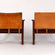 Pair of Ikea Diana Safari chairs by Karin Mobring 1970s