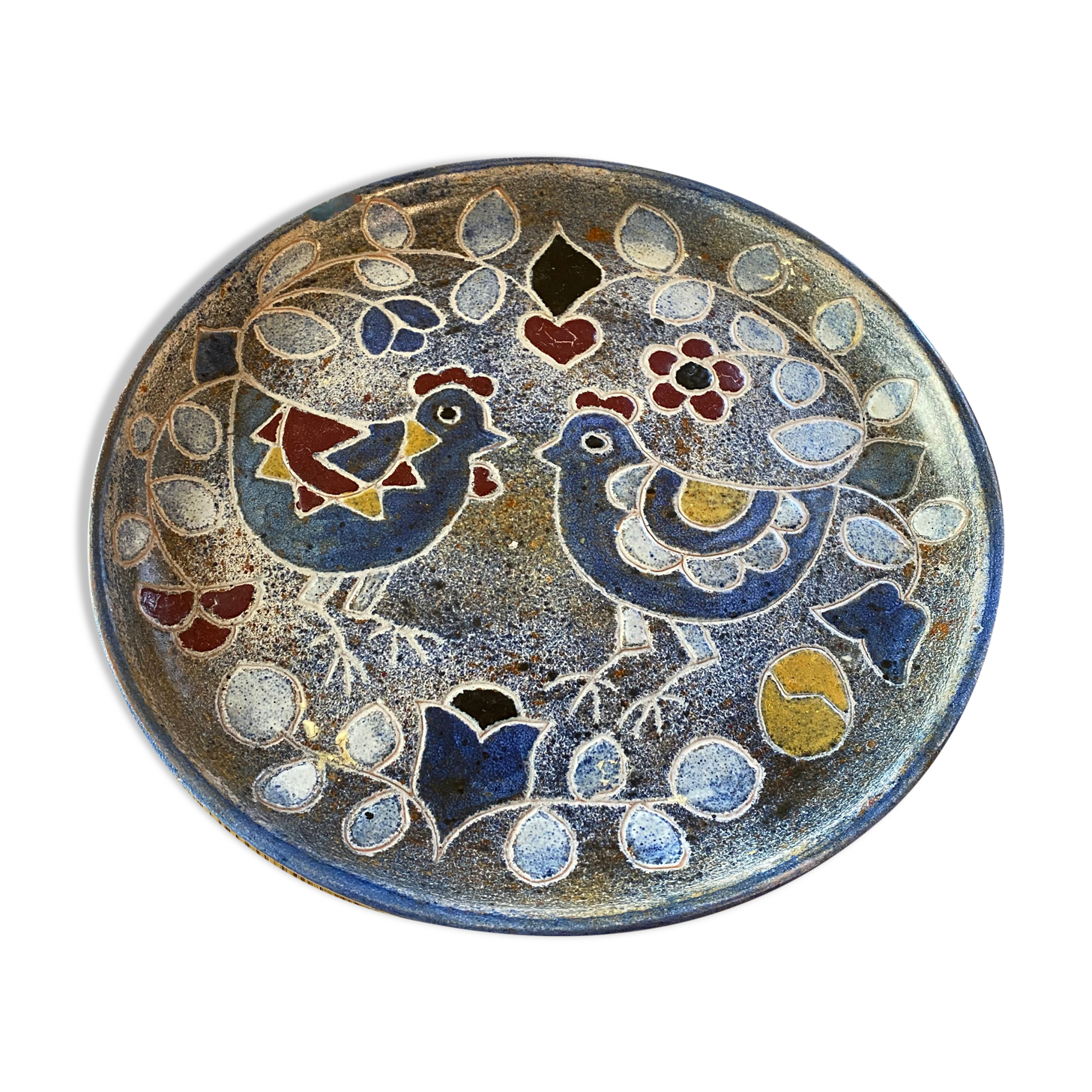Ceramic plate Bernard Buffat