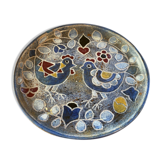 Ceramic plate Bernard Buffat