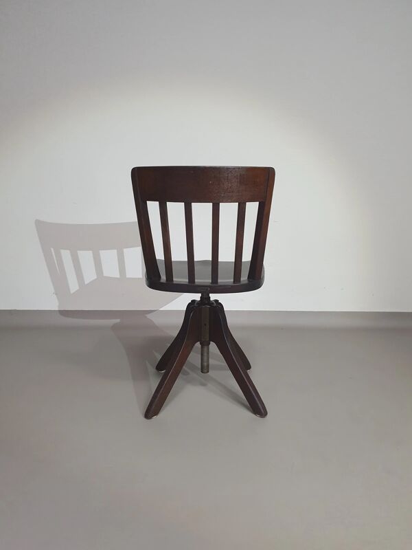 Chaise de bureau américaine. Hauteur réglable 45/56 cm. Marque Rüegg Naegeli (Suisse).