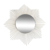 Miroir soleil 1960 rn métal doré