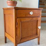 Oak bedside table from the 1950s