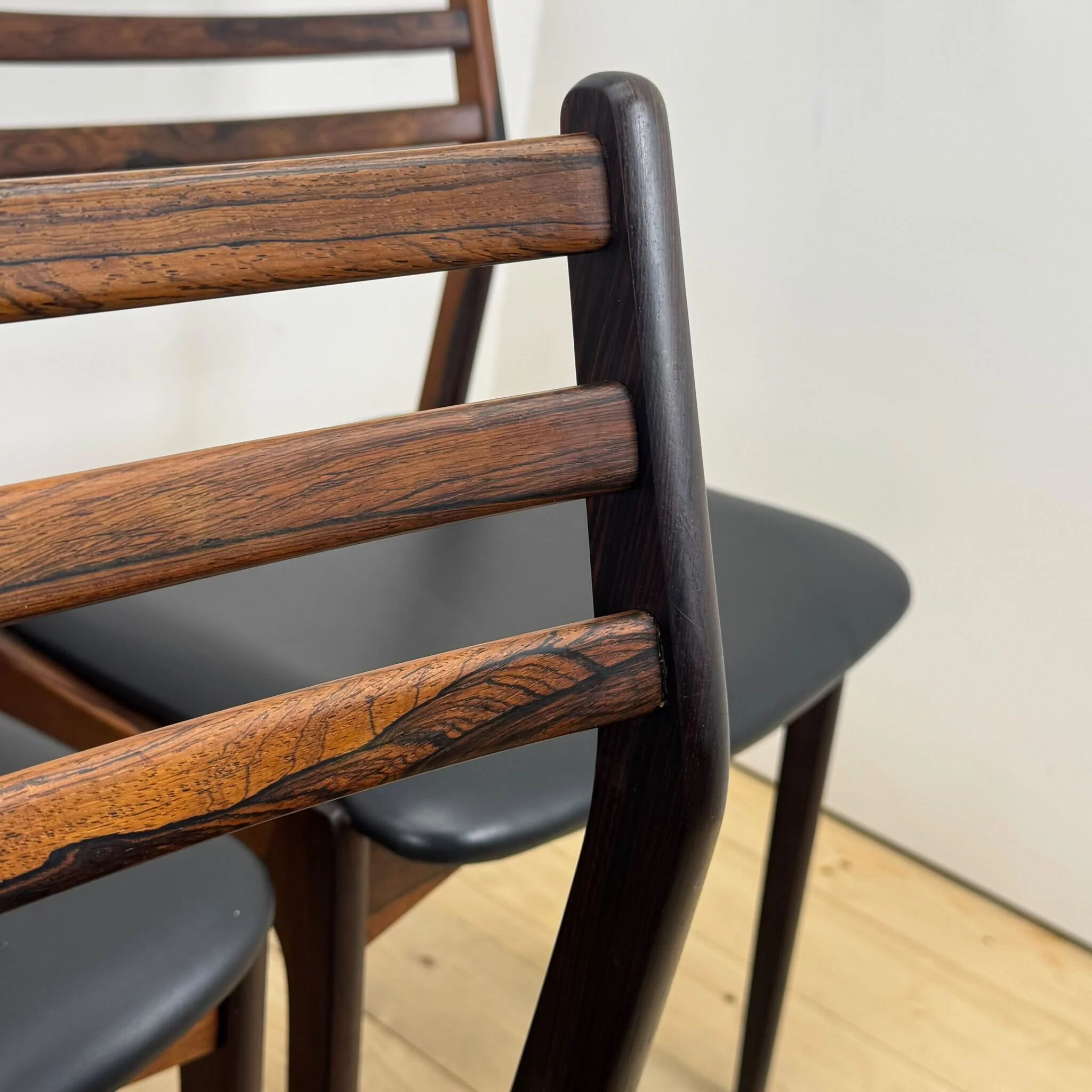 Ensemble de six chaises par Vestervig Erikson, années 1960