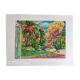 Pierre Lacroux (1909-1993) Gouache - 24 x 32 cm -landscape - September 78